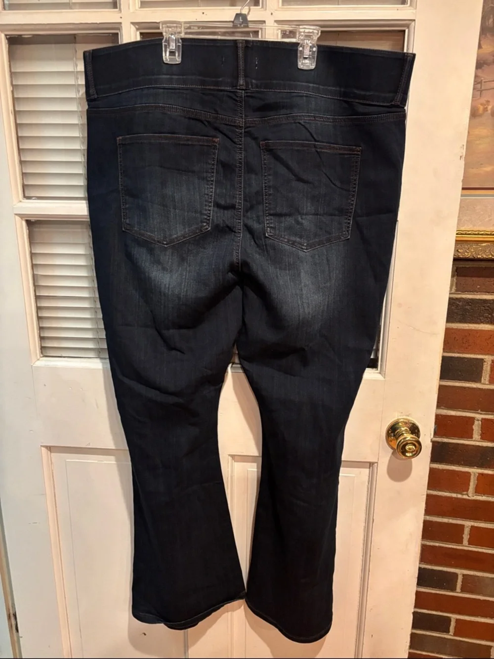 Arula Dark Blue High-Rise Flare Jeans - Picture 4 of 7